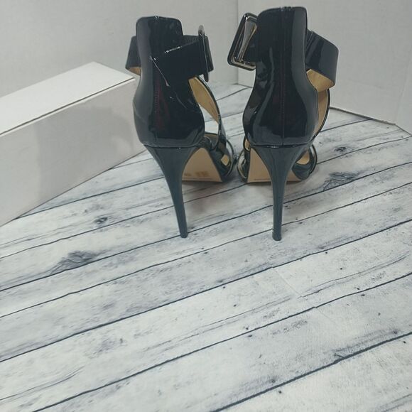 Chinese Laundry SZ 7M Strappy Patent Leather Womens Highlight Heels - Picture 5 of 12